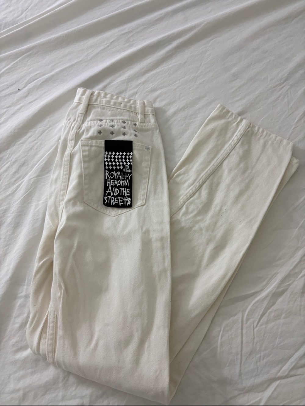 Ksubi white jeans